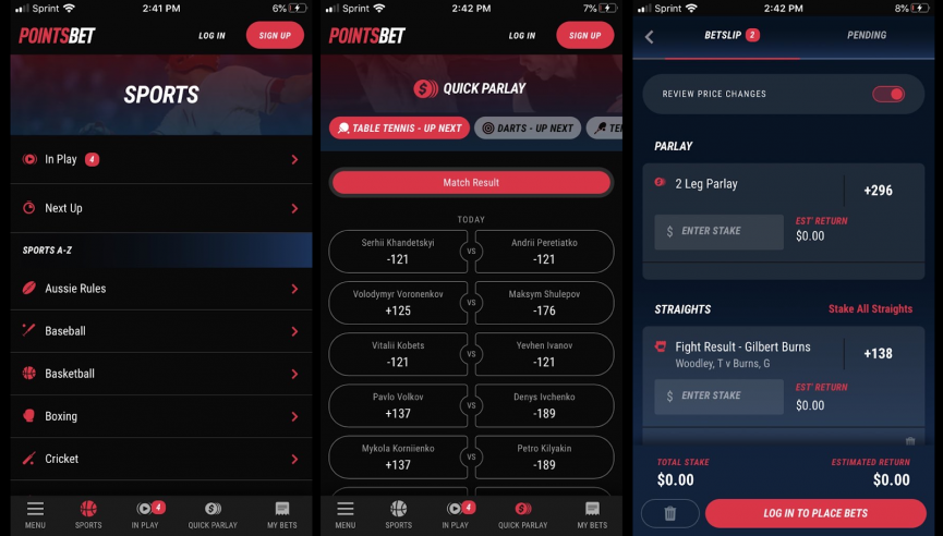 PointsBet Mobile App