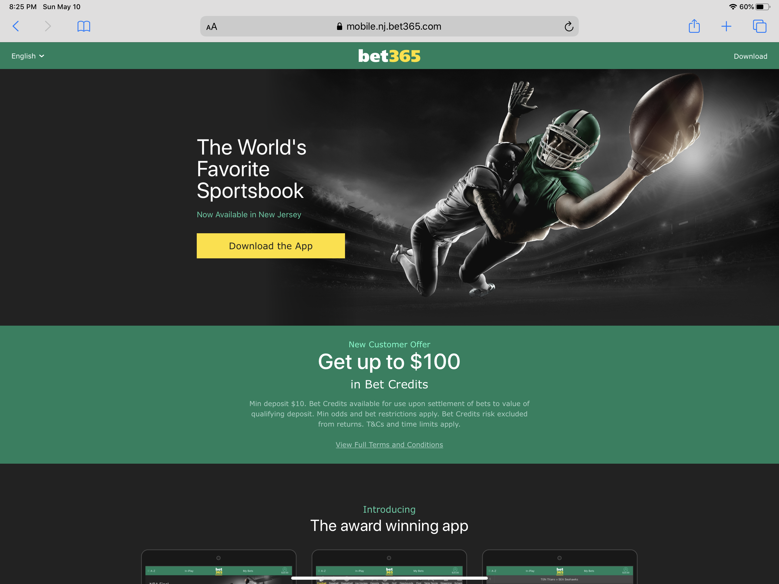 bonus de primeiro deposito bet365