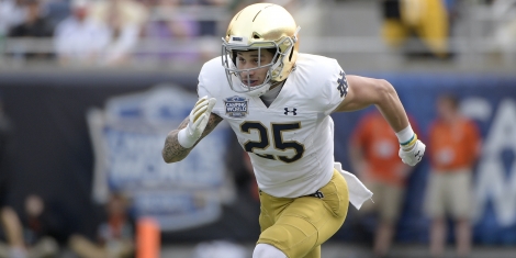 College Football Odds Notre Dame Branden Lenzy