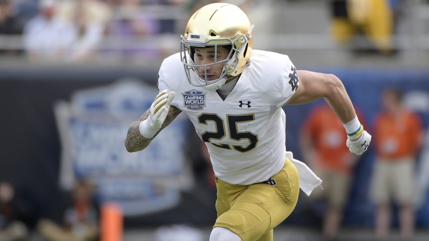 College Football Odds Notre Dame Branden Lenzy