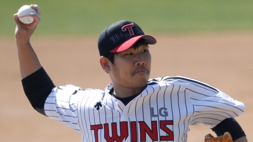 Wiz vs Twins & Eagles vs Dinos Picks for Sunday Games 1am ET 1 KBO Picks LG Twins Jeong-Chan-heon