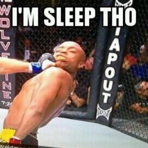 Funny Boxing I Am Sleep Tho Picture