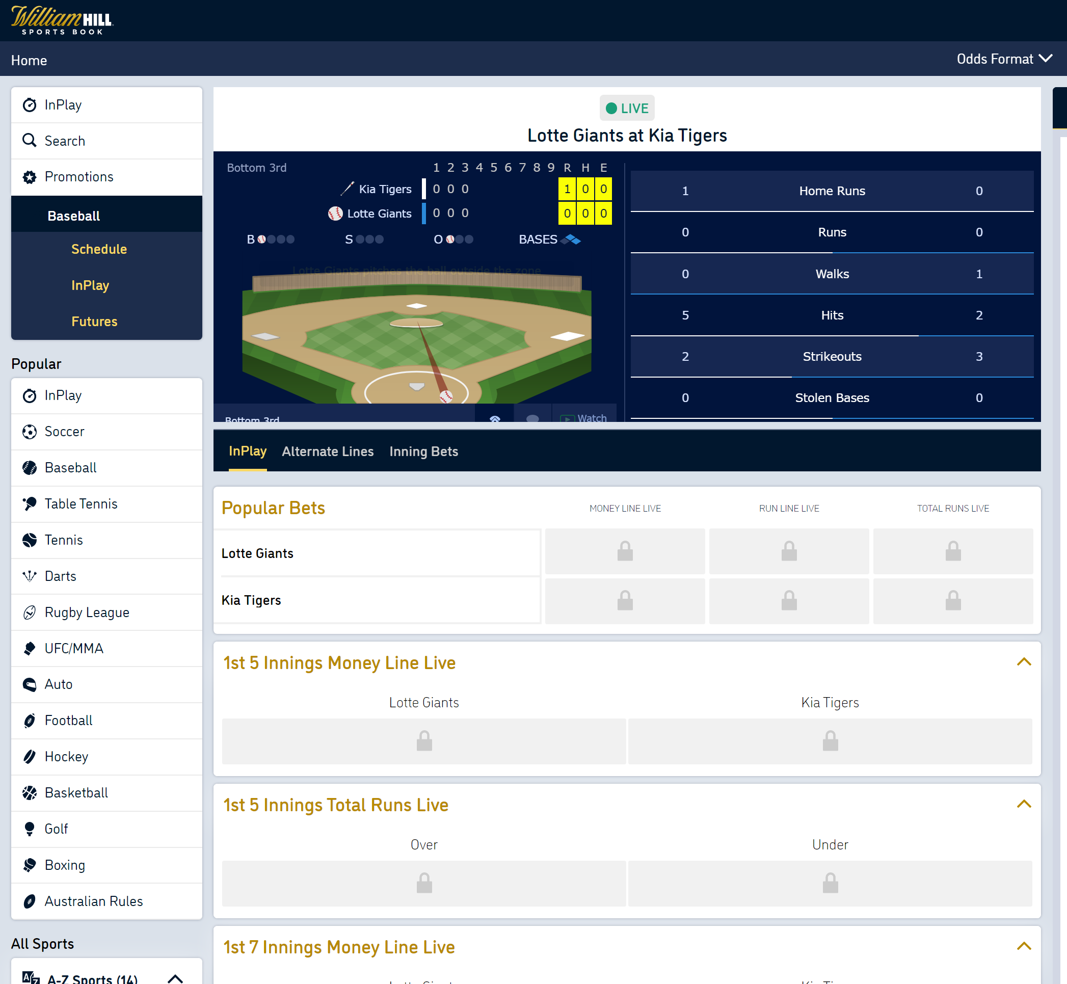 Will Hill Live Scoring On Desktop