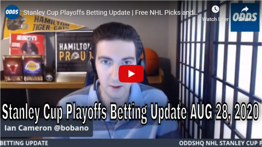 Stanley Cup Playoffs Betting Update | August 28, 2020 1 Stanley Cup Playoffs Betting Update