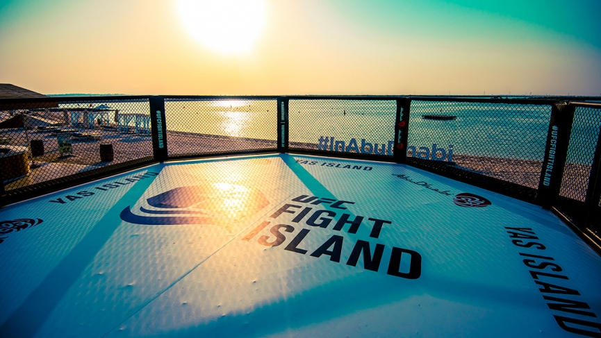 UFC Fight Island beach sun