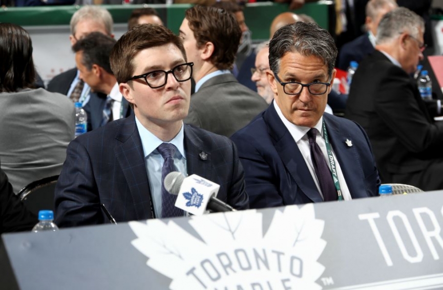 Kyle Dubas and Brendon Shannahan