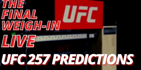 UFC257 The Final Weigh In Odds