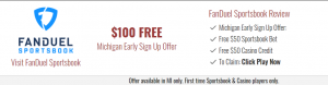 Fanduel Sportsbook Michigan Offer