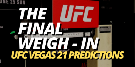 UFC Vegas 21 Odds