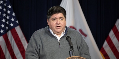 Gov. JB Pritzker In Person Registration Illinois